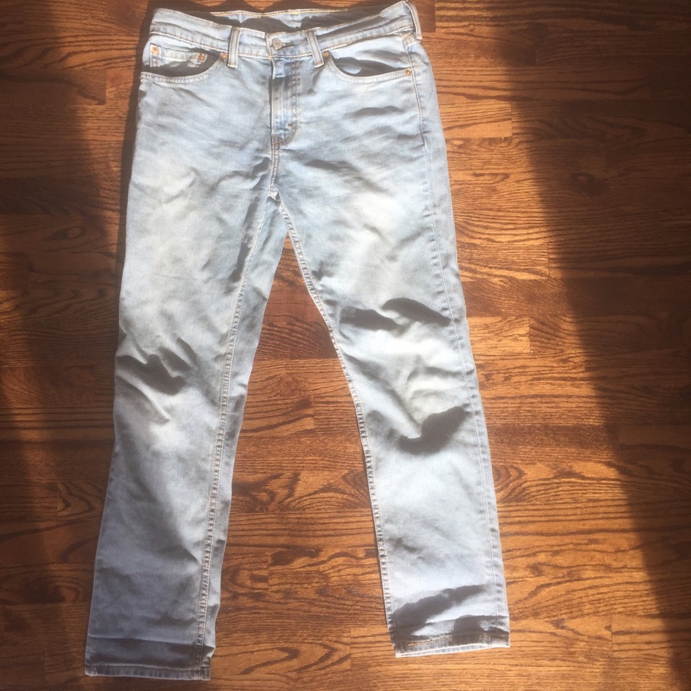 Levi's 511 slim fit light wash jeans