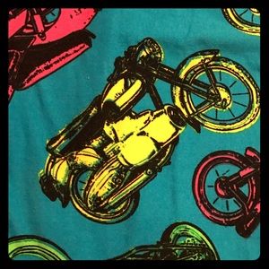 Lularoe TC leggings Neon motorcycles