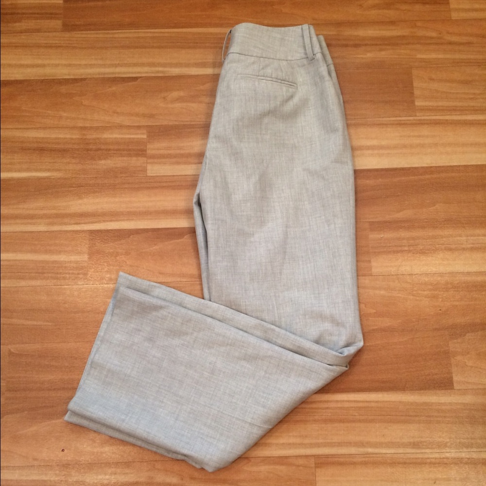 Ann Taylor Petite Gray Pants - Julie Fit