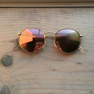 Ray ban round pink