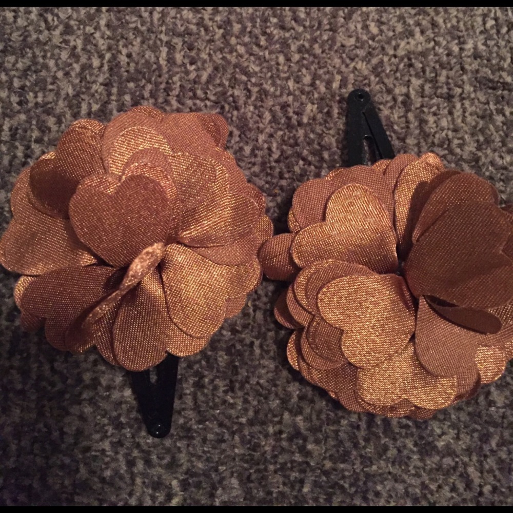 Flower hair pin