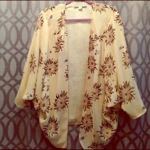 Beyond Vintage for Anthro Silk Kimono Jacket