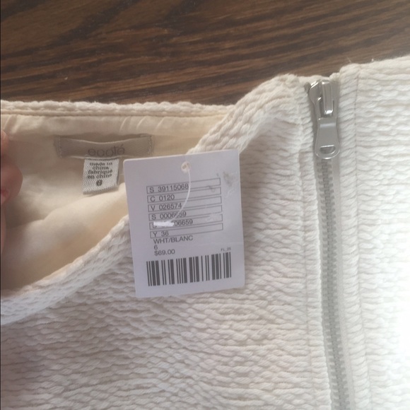 Urban Outfitters cream A line skirt, NWT - Picture 3 of 4