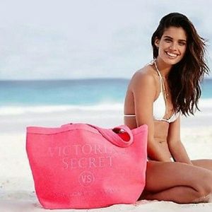 Reversible Victoria's Secret beach tote