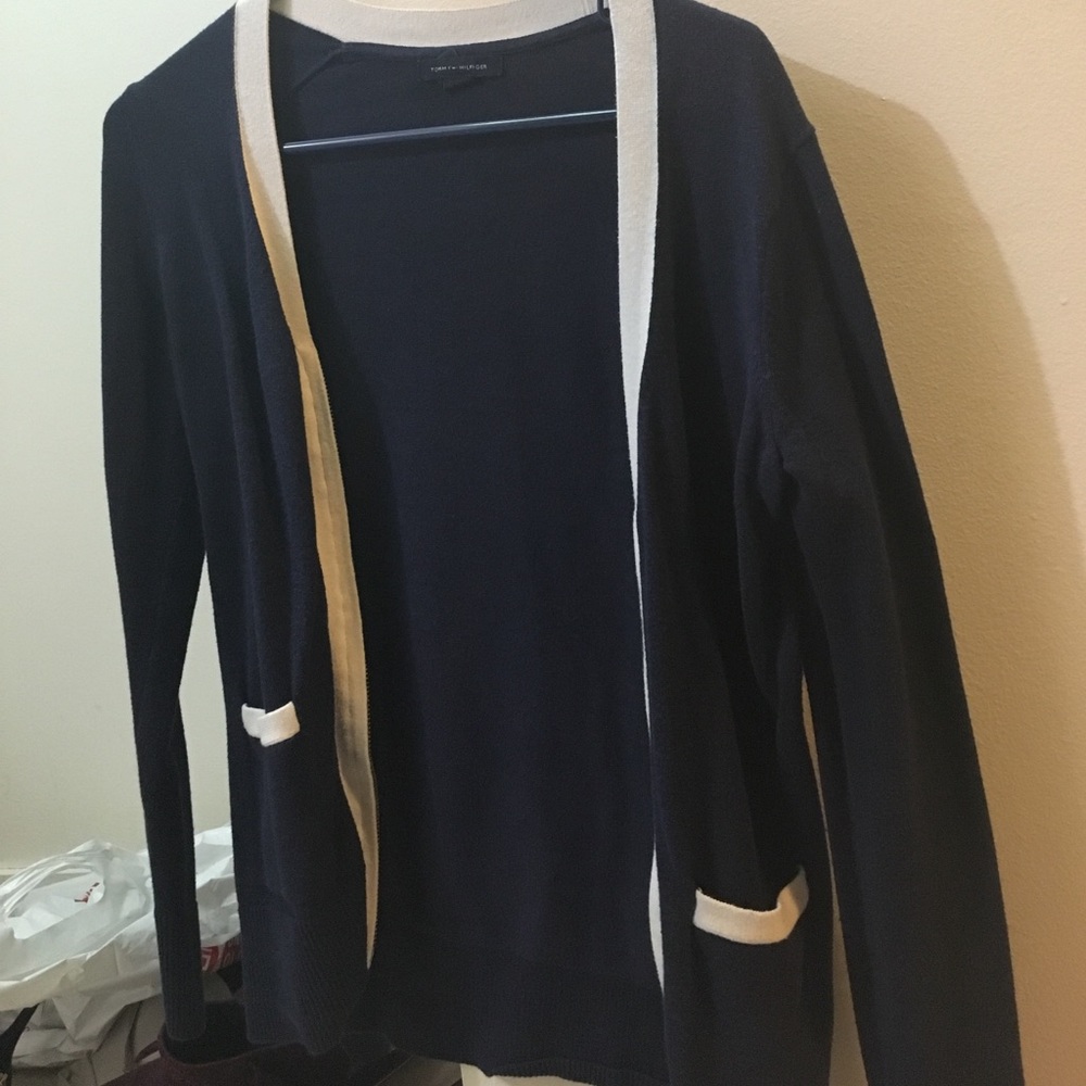 Zip up v neck cardigan
