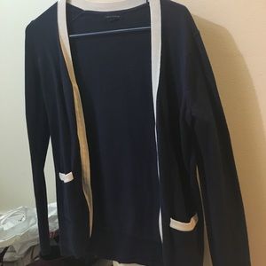 Zip up v neck cardigan