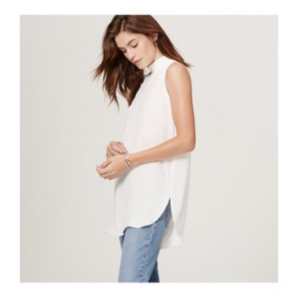 Loft turtleneck sleeveless tunic