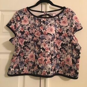 Floral crop top