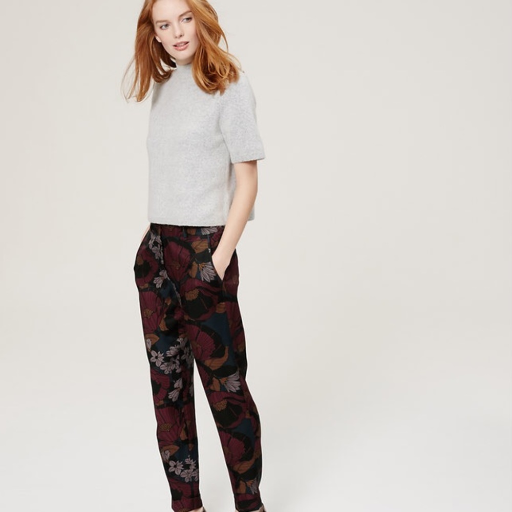 Loft autumn blossom refined joggers