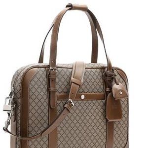 New Gucci signature canvas briefcase