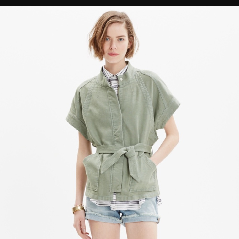 Madewell Short sleeve hilltop jacket