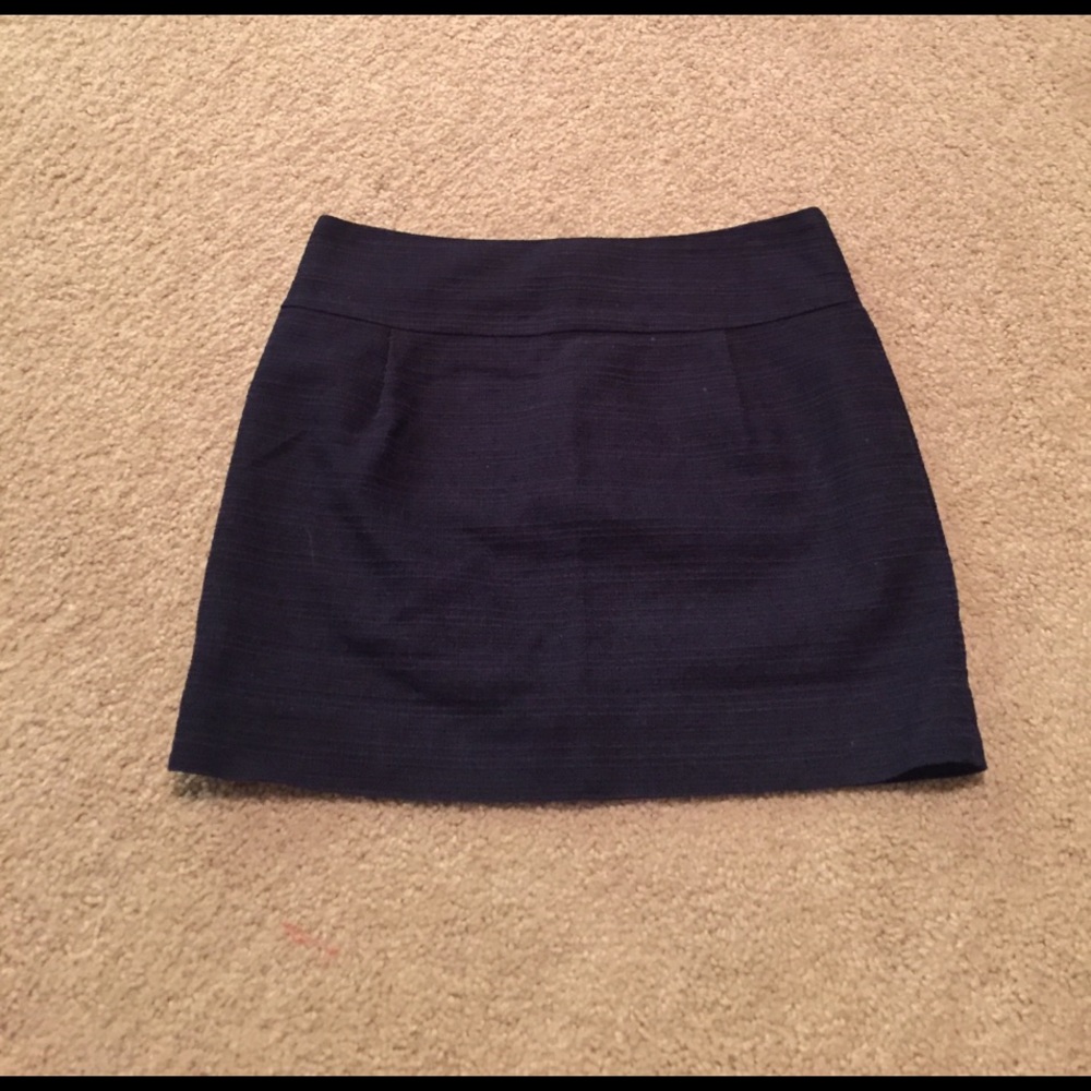 J. Crew Navy Skirt
