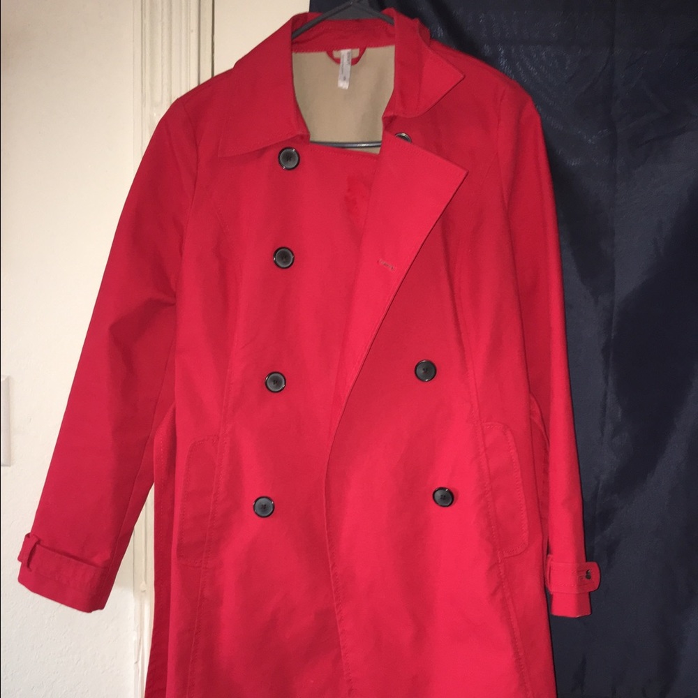 Red Old Navy Pea coat
