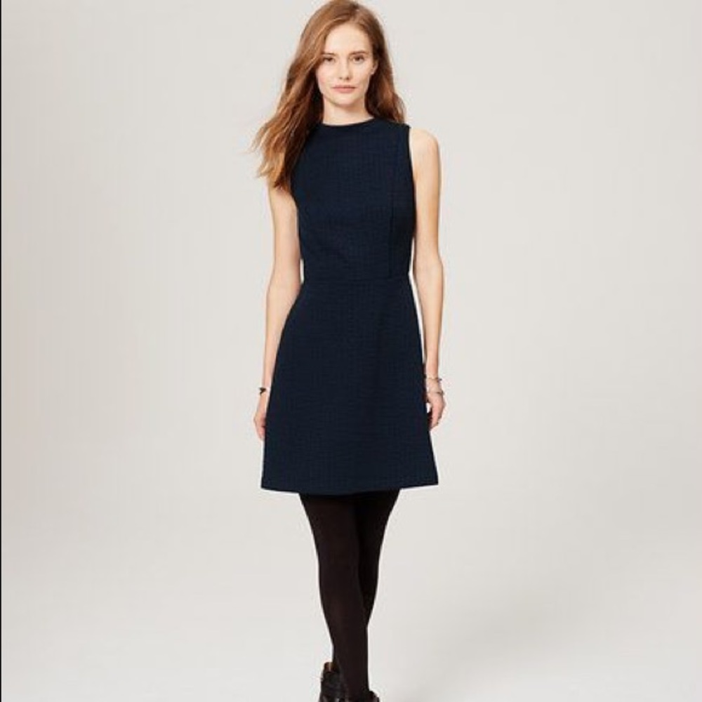 Loft mock neck dress