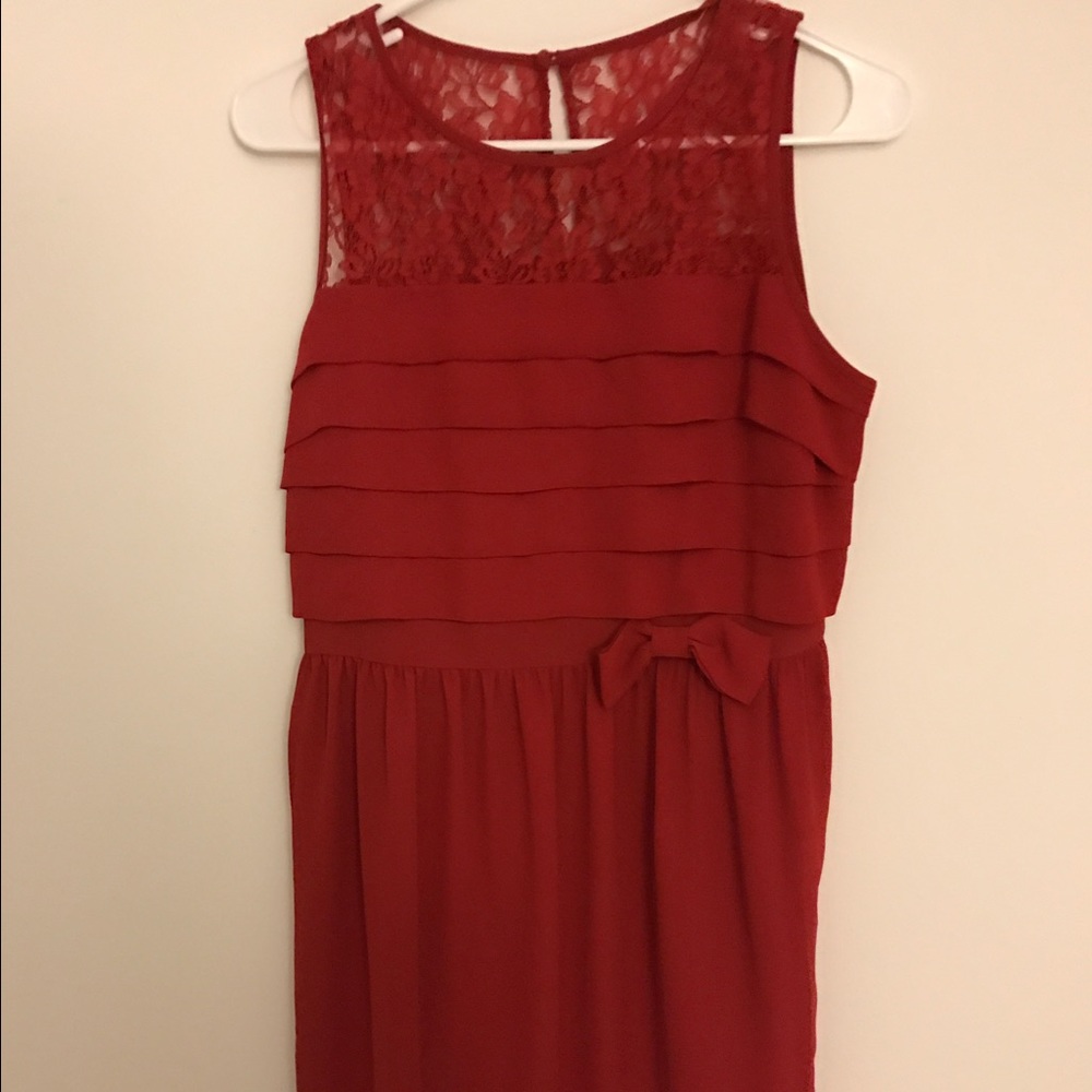 Red dress from loft