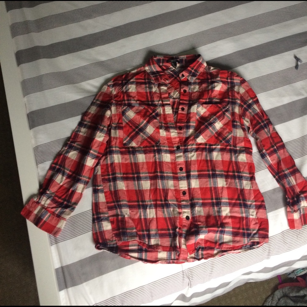 Red flannel shirt