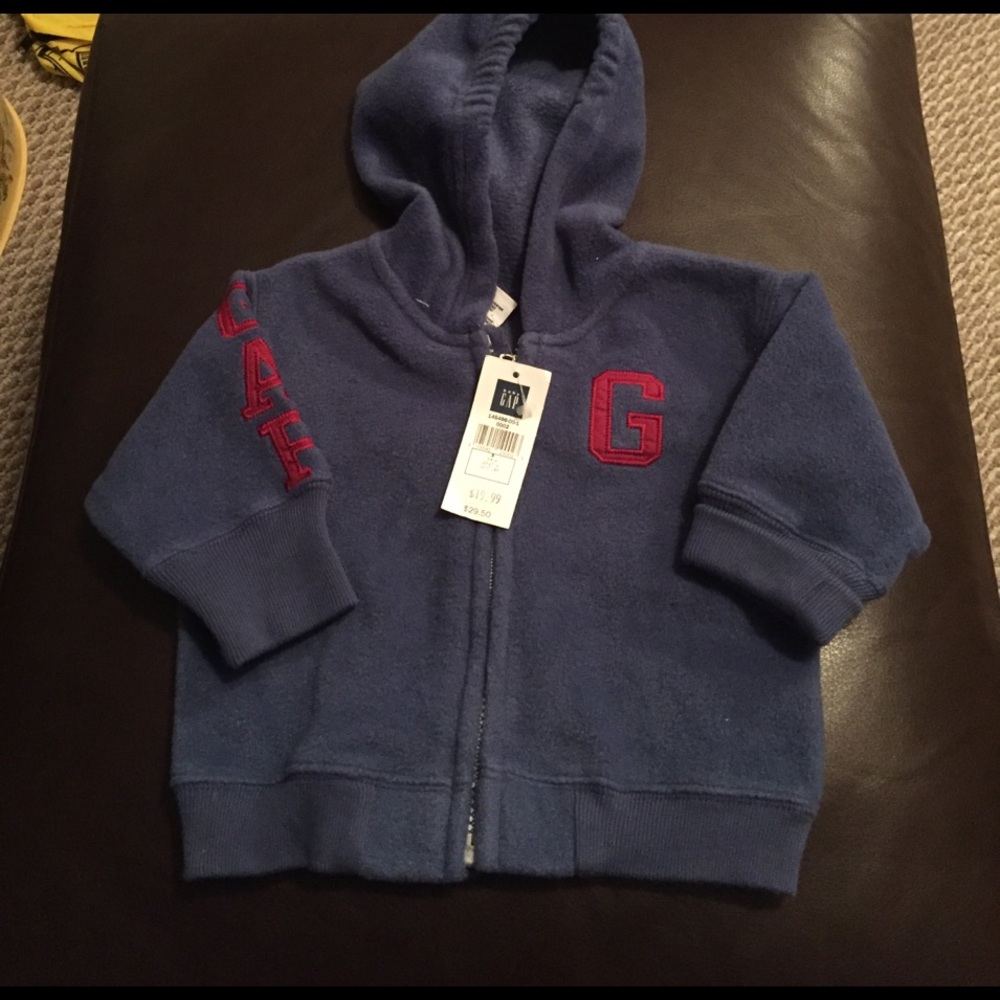 NWT  Baby Gap Fleece hoodie