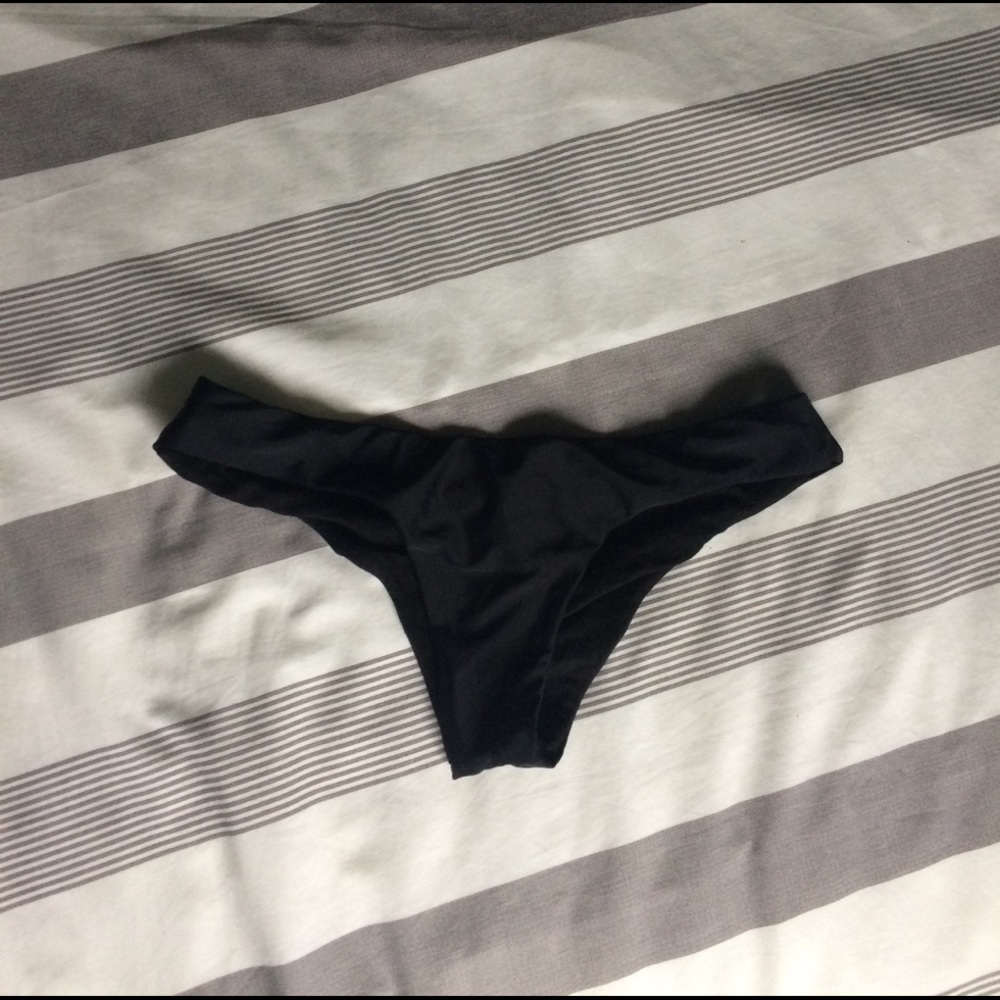 Black bikini bottoms