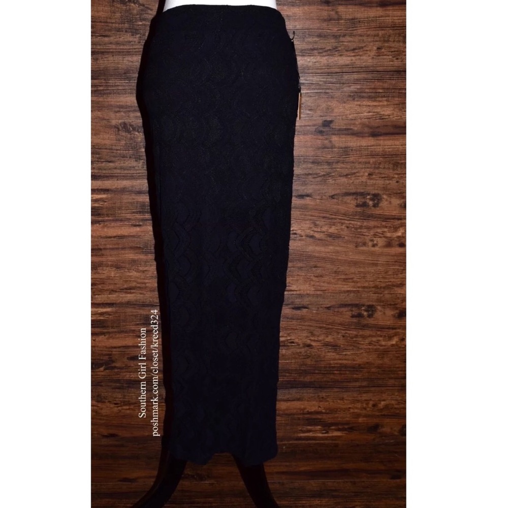 FREE PEOPLE Maxi Skirt Intricate Long Draped Swing poshmark.com/closet/kreed324 - Picture 5 of 8