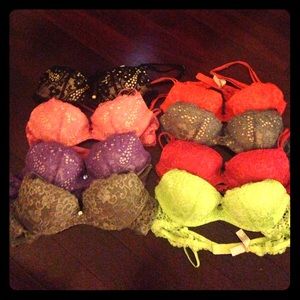 Lot of 34A VS push-up bras