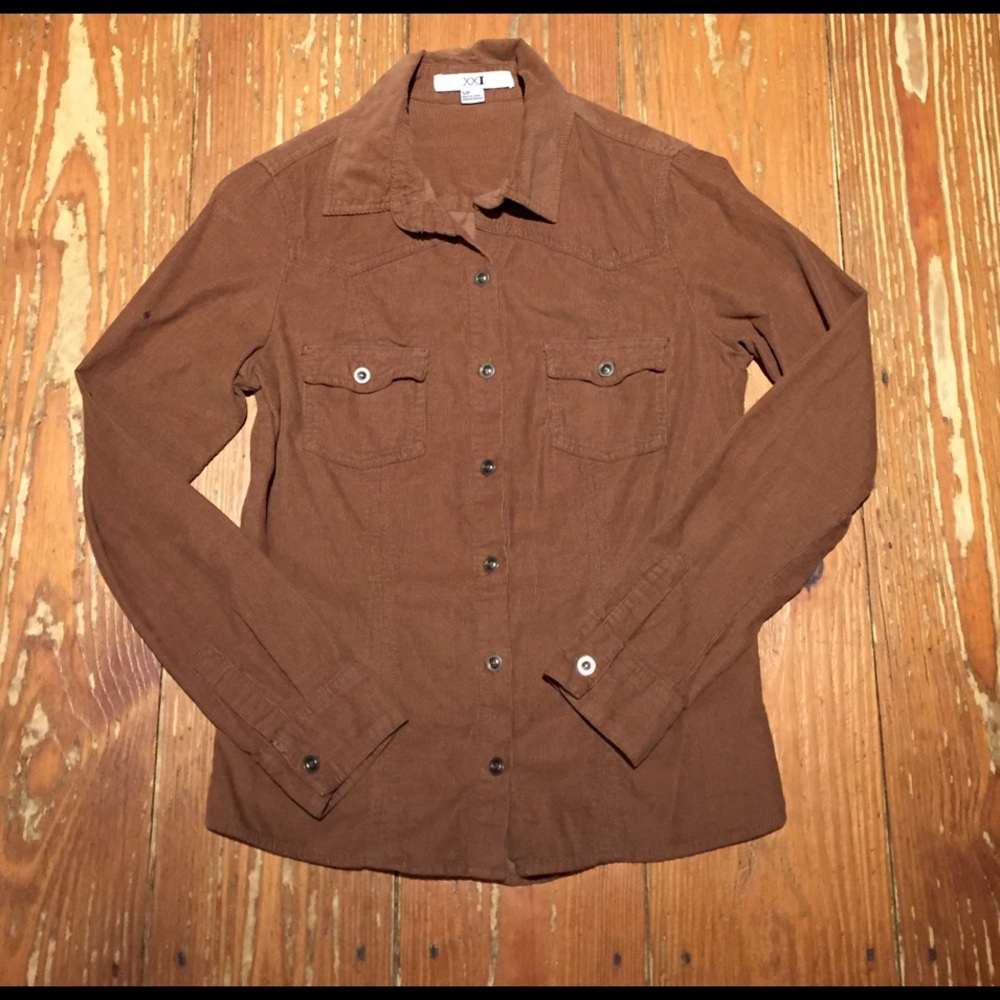 Corduroy Button Up