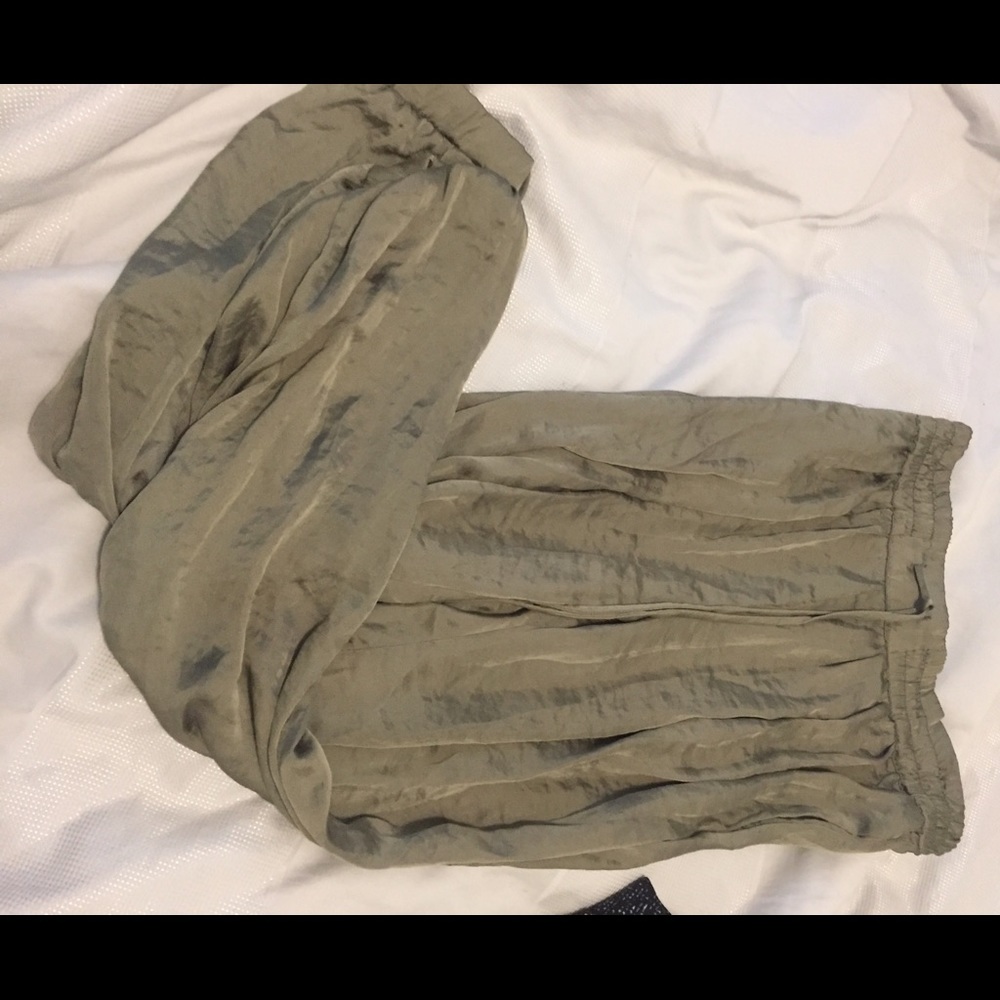 silk joggers