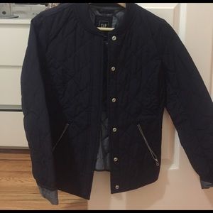 GAP quilted navy jacket