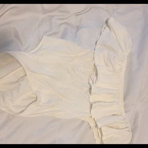 F21 off the shoulder leotard