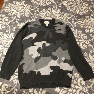 children's place army sweater