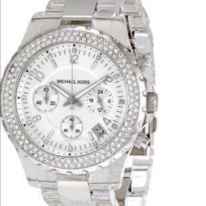 Authentic Michael Kors watch stainless/acrylic