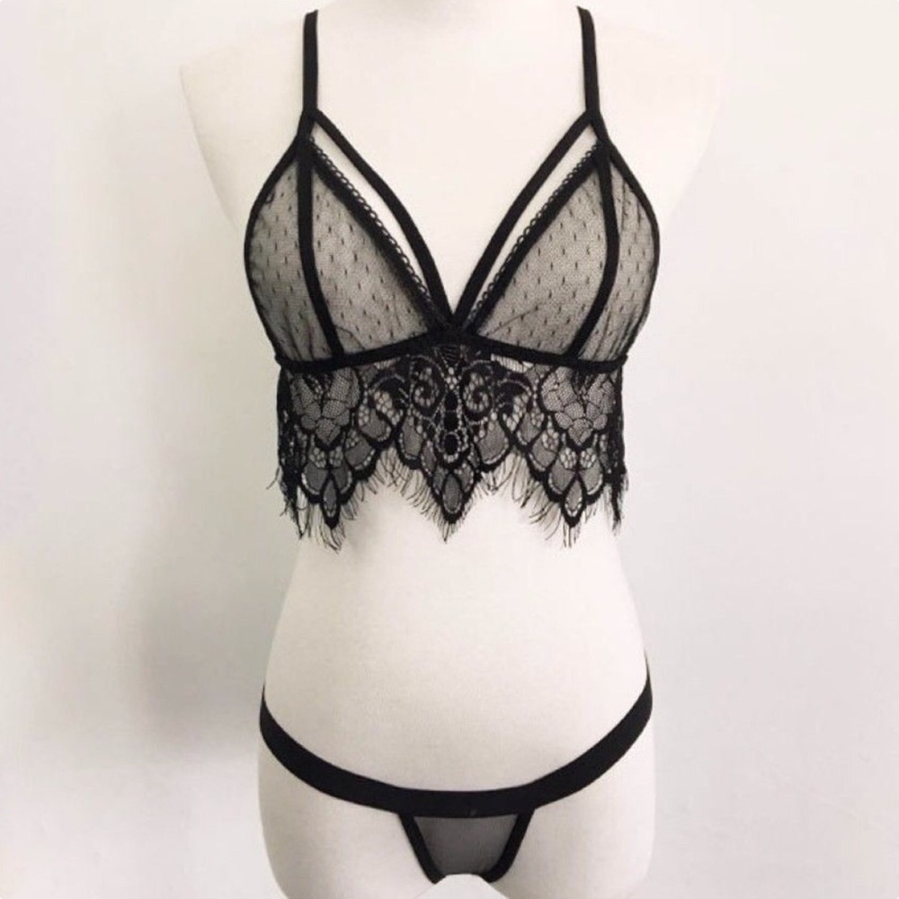 Lace bra set