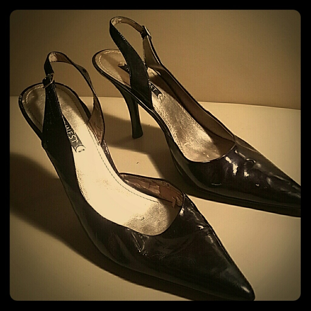 Nine West Pointed Toe Sling Back Heels
