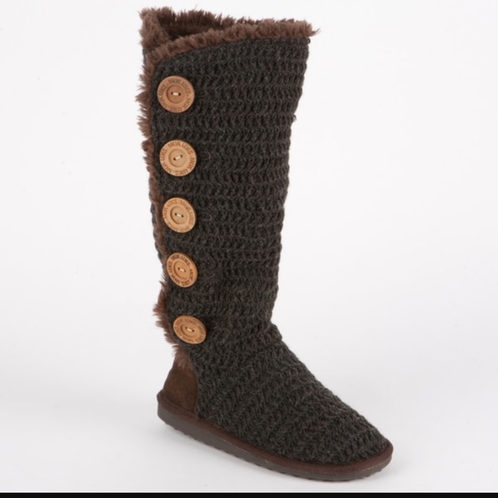 Muk Luk 💞 Malena crochet sweater boots! ✨
