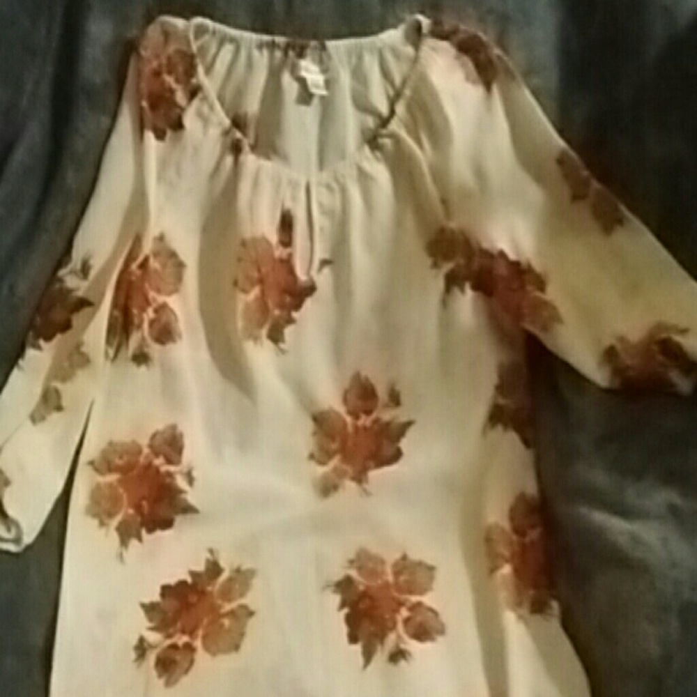 3/4 sleeve top