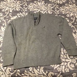 nautical zip up sweater boys