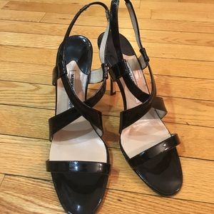 Manolo Blahnik Tiras Black Patent Shoes