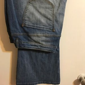 Lane Bryant Patch Pocket Boot Jean Sz 26W