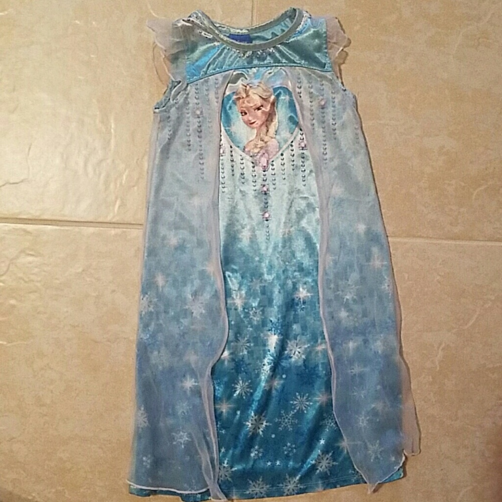 Girls Disney frozen pajama gown 4t