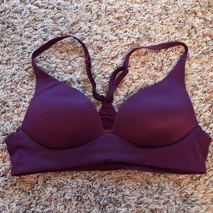 Silky purple Victoria's Secret bra