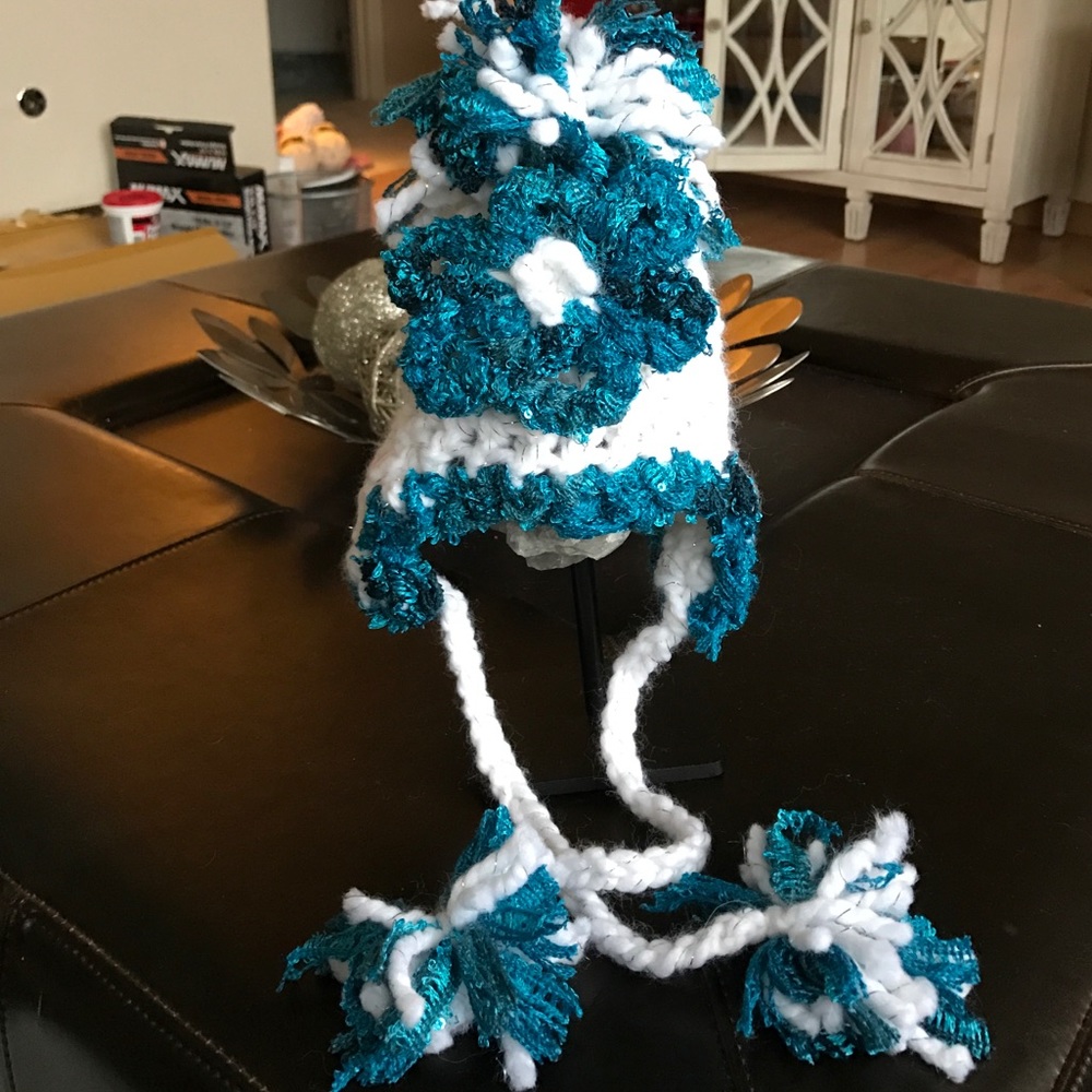 Handmade newborn hat designed by yours truely!