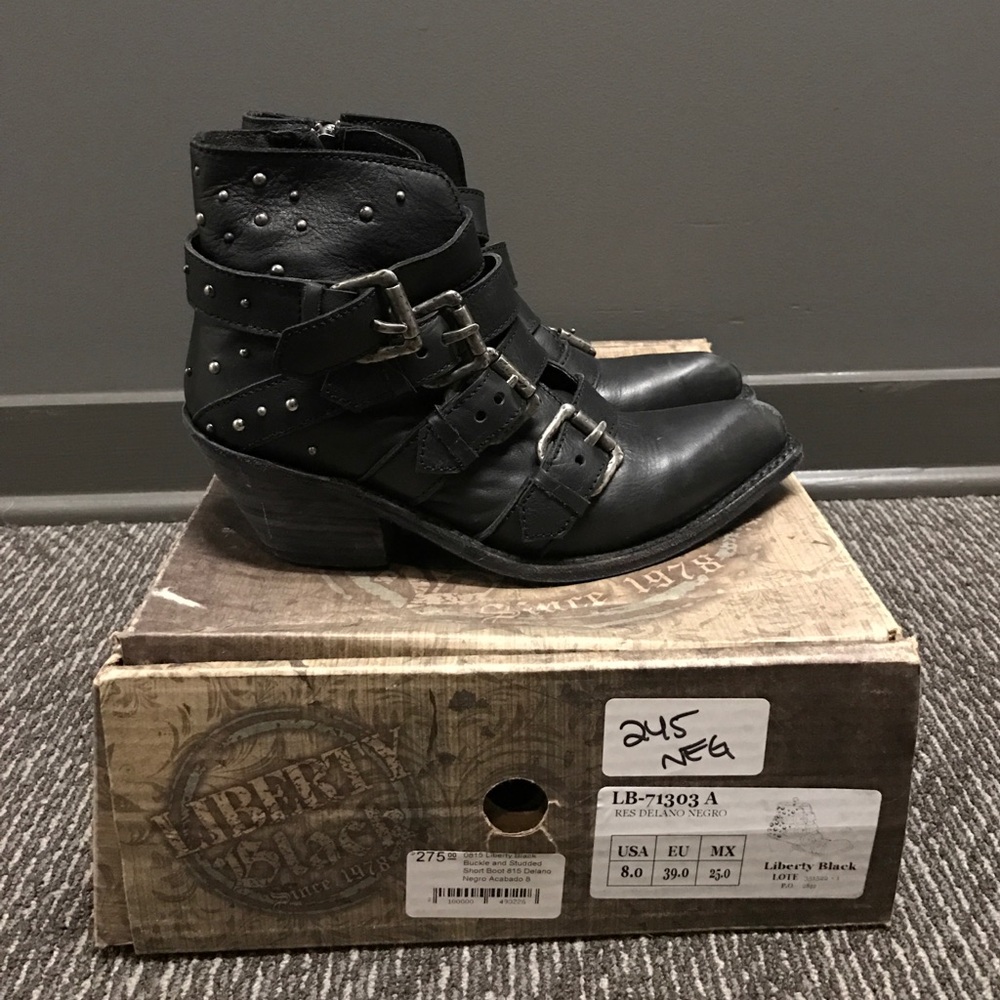 Liberty Black Lote Studded Boot 8.0