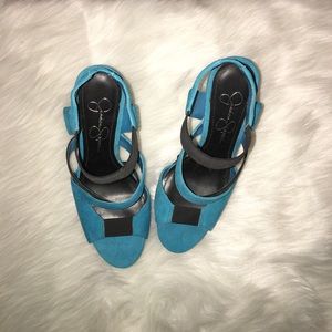 Jessica Simpson platform heels. 5 1/2 inch heel.