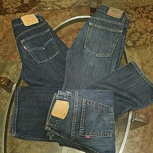 3 pairs of Levi jeans size 14