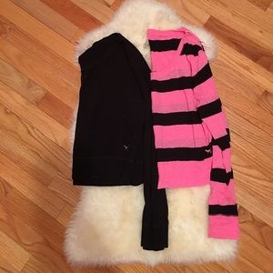 Two (2) VS PINK Long Sleeve Tops