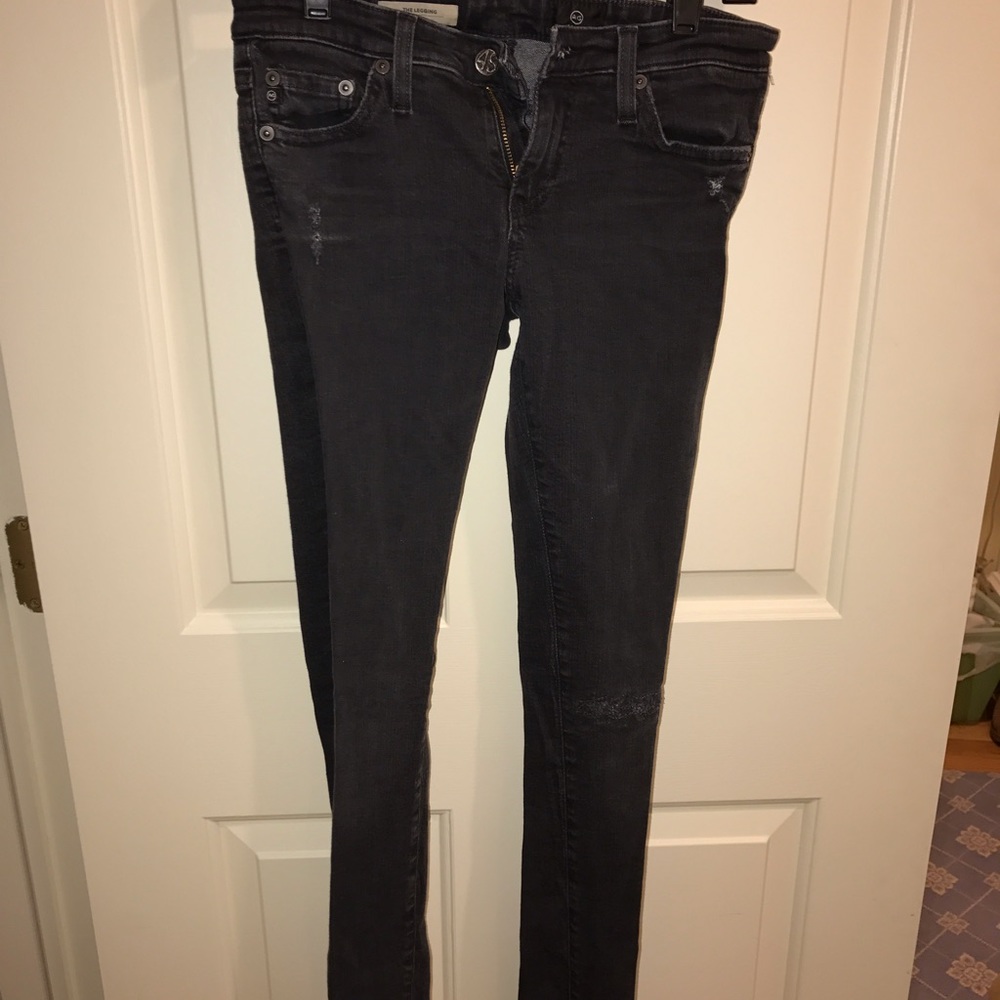 Dark grey skinny jeans