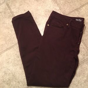 Target Maroon Skinny Jeans