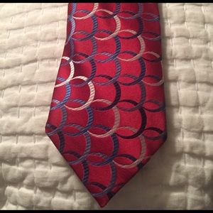 Red Tommy Hilfiger tie