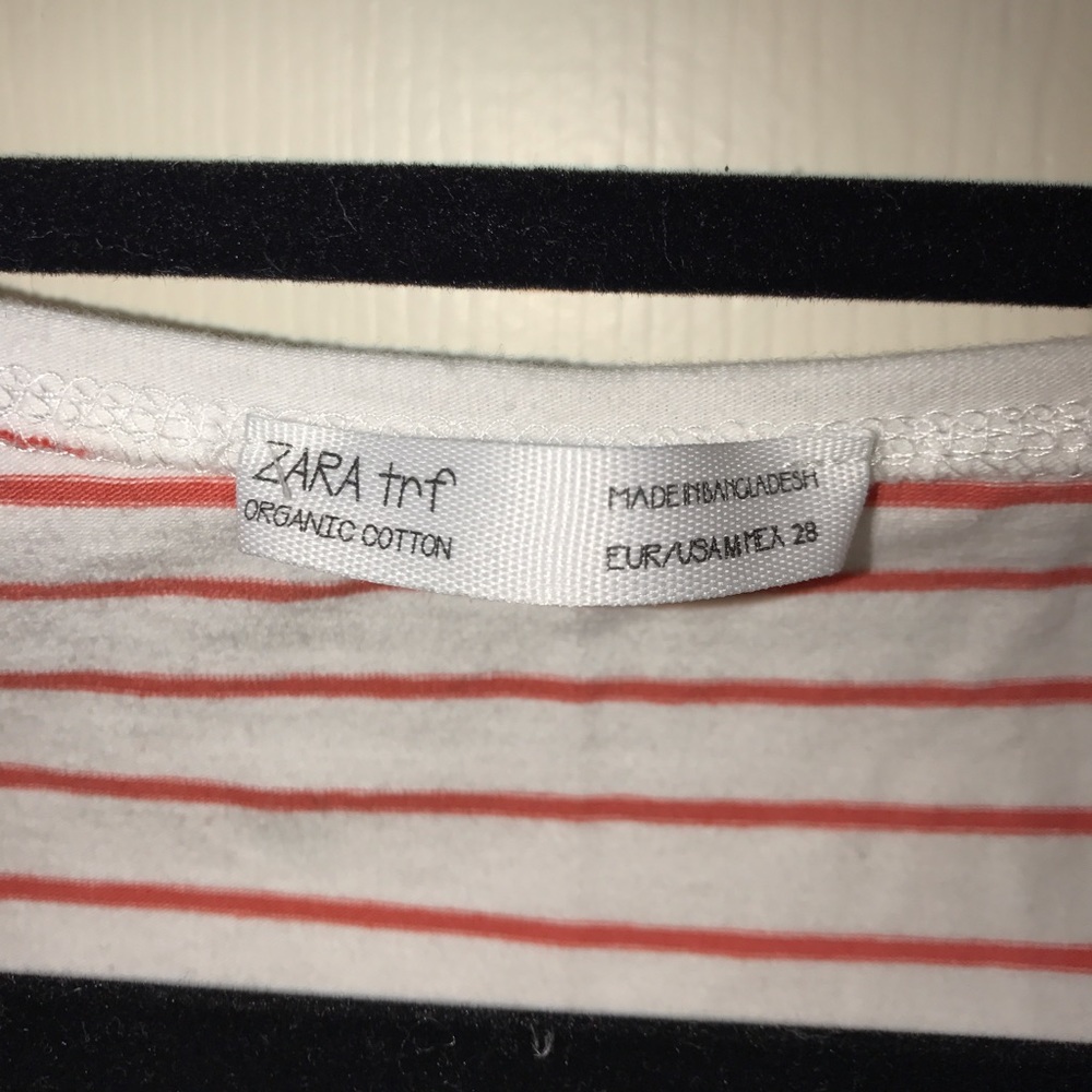 Zara striped basic tee - Picture 2 of 2