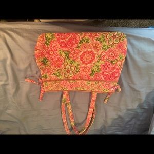 Vera Bradley EUC Tie Tote in petal pink Vera Bradley EUC Tie Tote in petal pink