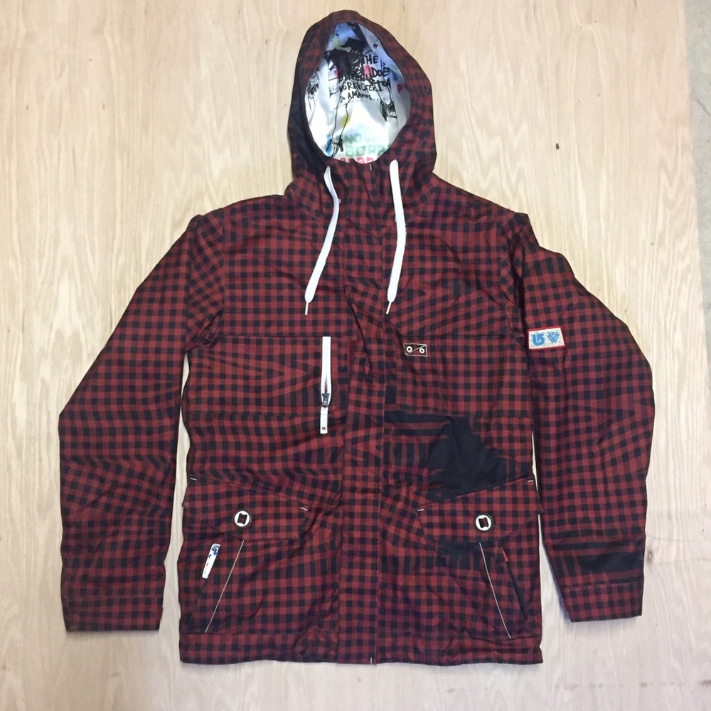 Shaun White Collection Plaid Snowboarding Jacket